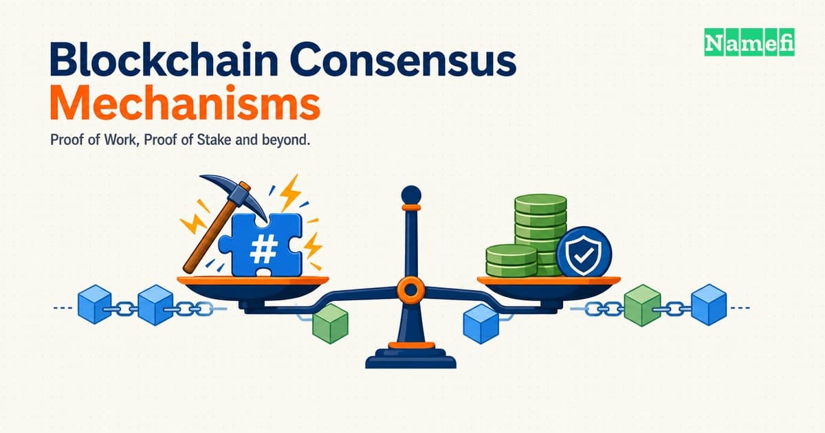 Top Blockchain Consensus Mechanisms: Proof of Work, Proof of Stake and Beyond