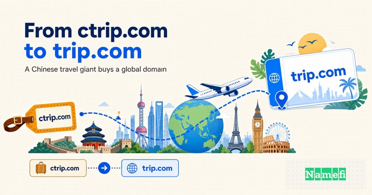 From Ctrip.com to Trip.com: How China's Travel Giant Bought a 1996 Domain to Go Global