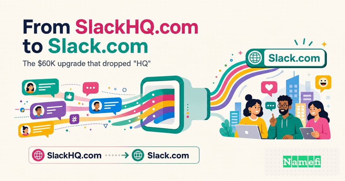 From SlackHQ.com to Slack.com: The $60K Upgrade That Dropped the "HQ"