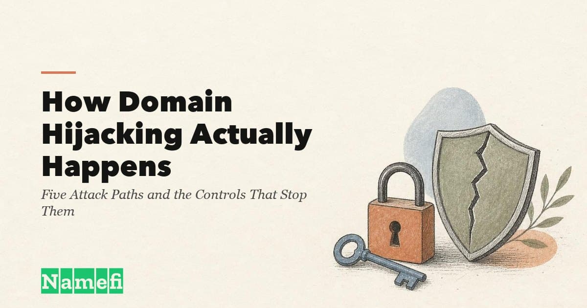 How Domain Hijacking Actually Happens: Five Attack Paths and Controls That Reduce the Risk