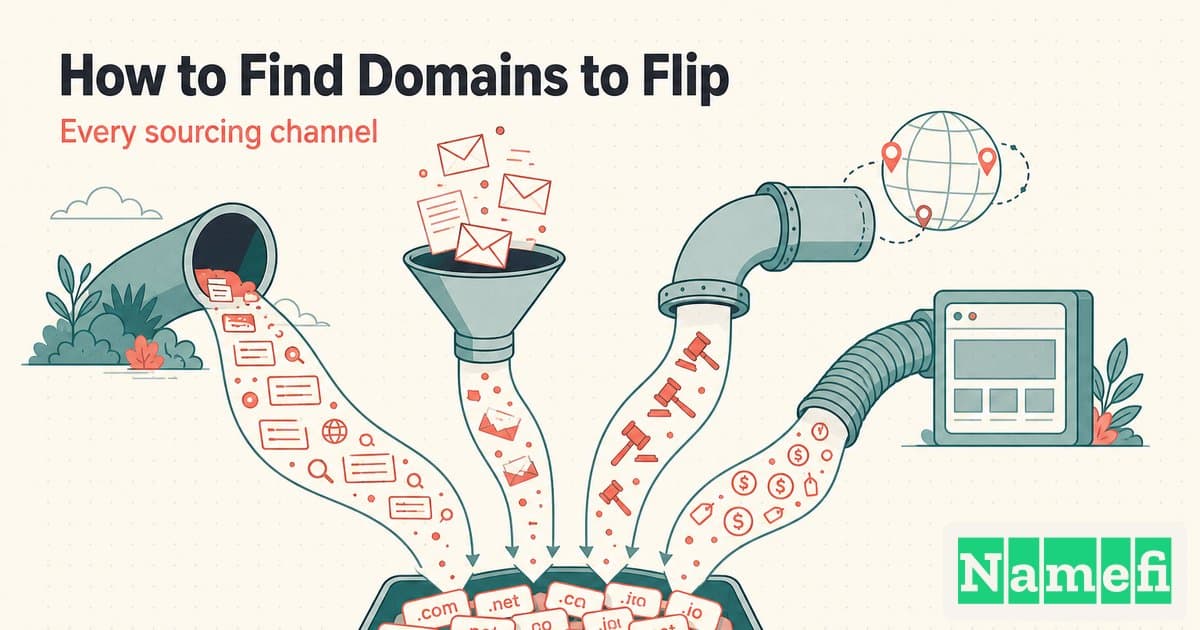 How to Find Domains to Flip: Every Sourcing Channel