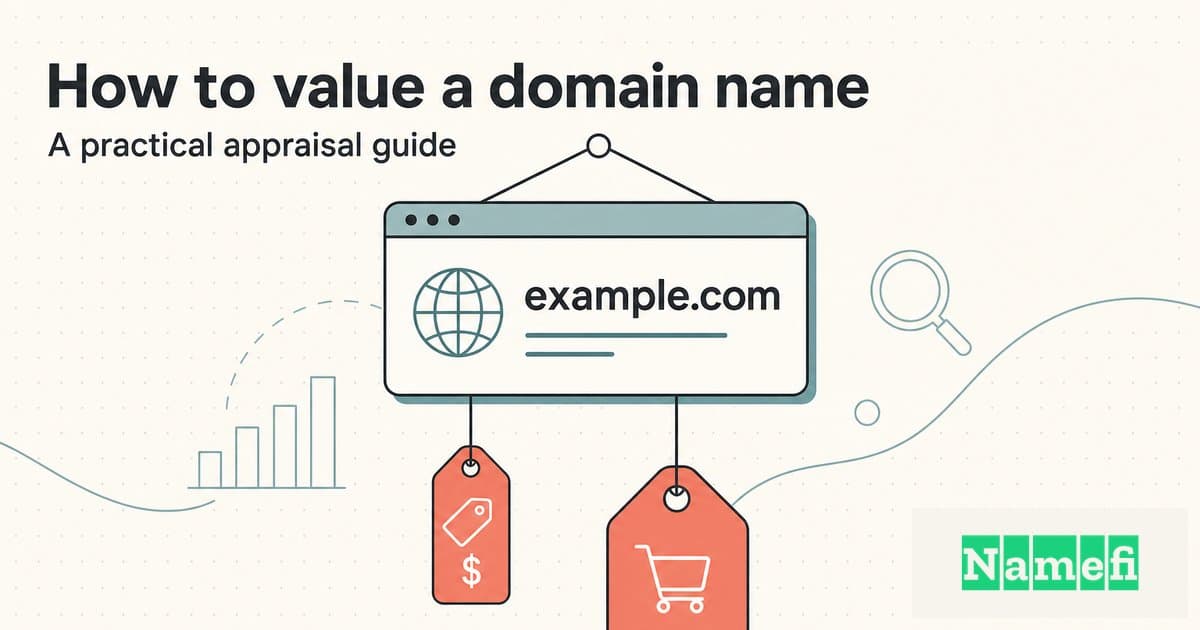 How to Value a Domain Name: A Practical Appraisal Guide