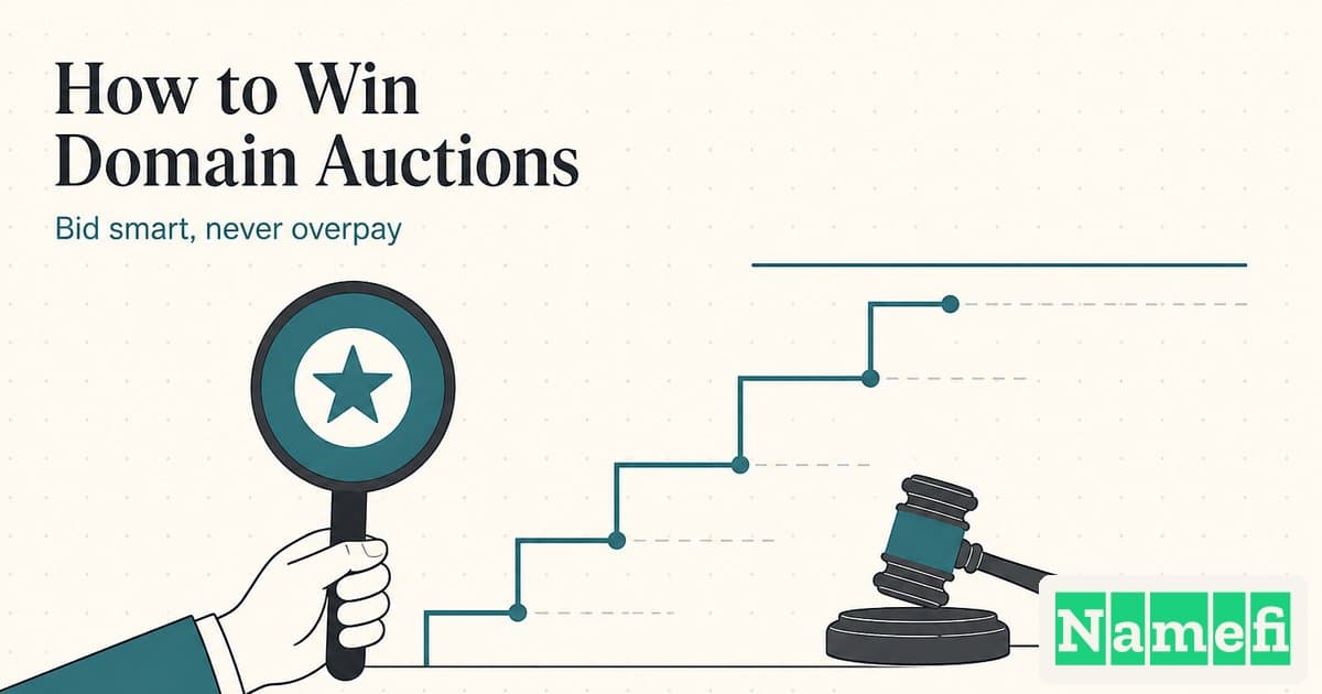 How to Win Domain Auctions Without Overpaying