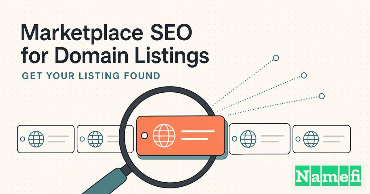 Marketplace SEO: Getting Your Domain Listing Found