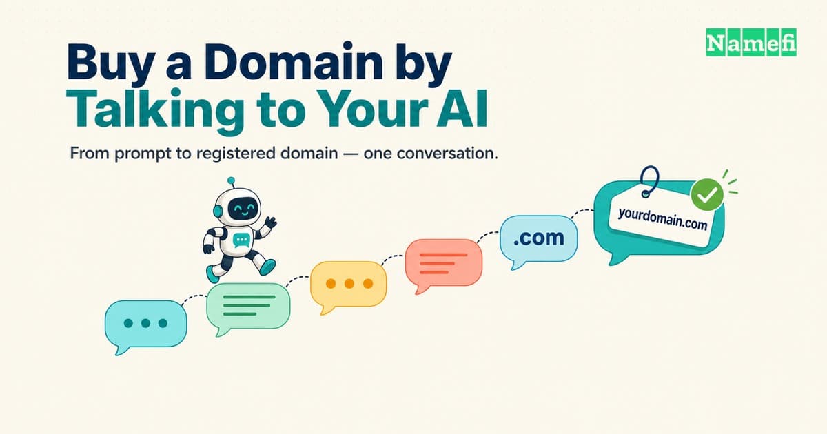 How to Buy a Domain with Natural Language (2026)