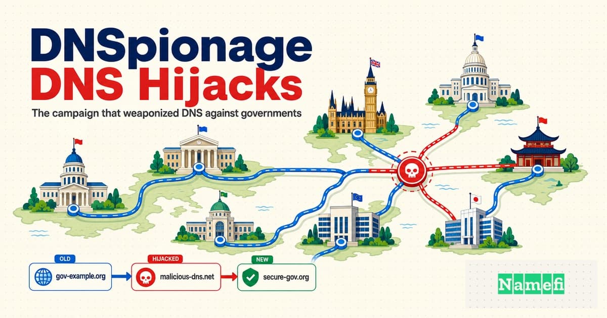 DNSpionage: The Campaign That Weaponized DNS Against Governments