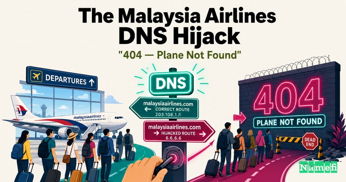 The Malaysia Airlines DNS Hijack: "404 — Plane Not Found"