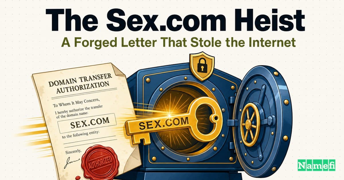 The Sex.com Heist: A Forged Letter That Stole the Internet's Most Valuable Domain